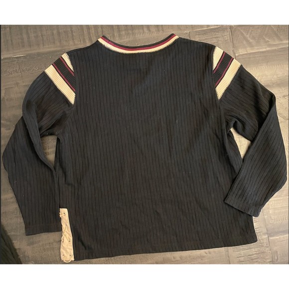 Erika Sport Vintage Two Piece Stripe Trim Set - Sz M - Picture 2 of 11